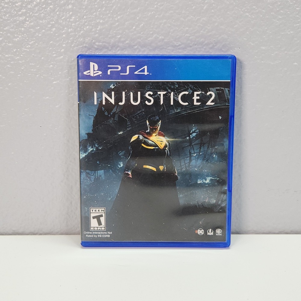 Injustice 2 Sony PlayStation 4 PS4 Video Game CIB Complete 0883929552337